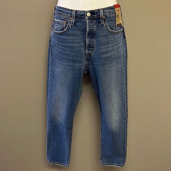 Levi’s Women’s 501 S High-Rise Skinny 5-Pocket Jeans- 31 X 28 - Picture 1 of 16